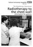 Radiotherapy to the chest wall