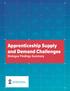 Apprenticeship Supply and Demand Challenges. Dialogue Findings Summary