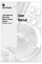 Allen-Bradley. 1394 Digital AC Multi-Axis Motion Control System (Catalog No. 1394-50) User Manual