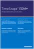 TimeScapeTM EDM + The foundation for your decisions. Risk Management. Competitive Pressures. Regulatory Compliance. Cost Control