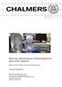 Microwave Measurements on Brain Phantom for Brain stroke Diagnosis. Master of Science Thesis in Biomedical Engineering SARATHY KRISHNAN