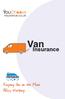 Keeping You on the Move Policy Wording. Van Insurance