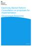Electricity Market Reform: Consultation on proposals for implementation Government Response
