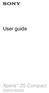 User guide. Xperia Z5 Compact E5803/E5823