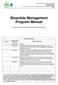 Biosolids Management Program Manual