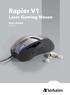 Rapier V1. Laser Gaming Mouse. User Guide English