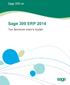 Sage 300 ERP 2014. Tax Services User's Guide