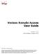 Verizon Remote Access User Guide