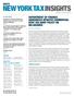 NEW YORK TAX INSIGHTS