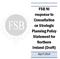 FSB NI response to Consultation on Strategic Planning Policy Statement for Northern Ireland (Draft)