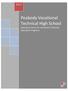 Peabody Vocational Technical High School Admission Policy for Vocational Technical Education Programs