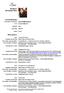 Europass Curriculum Vitae