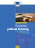European judicial training 2014. Justice
