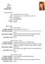 Europass Curriculum Vitae