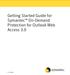 Getting Started Guide for Symantec On-Demand Protection for Outlook Web Access 3.0