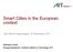 Smart Cities in the European context