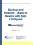 Backup and Restore Back to Basics with SQL LiteSpeed