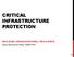 CRITICAL INFRASTRUCTURE PROTECTION BUILDING ORGANIZATIONAL RESILIENCE