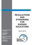 REGULATIONS AND STANDARDS FOR KANSAS EDUCATORS