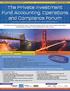 The Private Investment Fund Accounting, Operations and Compliance Forum