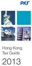 Hong Kong Tax Guide 2013