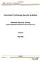 Information Technology Security Guideline. Network Security Zoning
