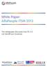 White Paper: AlfaPeople ITSM 2013. This whitepaper discusses how ITIL 3.0 can benefit your business.