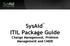 SysAidTM ITIL Package Guide. Change Management, Problem Management and CMDB