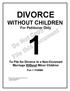 DIVORCE WITHOUT CHILDREN