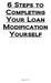 6 Steps to Completing Your Loan Modification Yourself