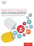 MODERN MARKETING ESSENTIALS GUIDE DATA MANAGEMENT A Prescriptive Guide Fortified to Build Stronger Marketing