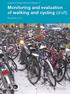 Monitoring and evaluation of walking and cycling (draft)