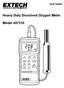 User Guide. Heavy Duty Dissolved Oxygen Meter. Model 407510