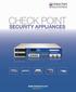 SECURITY APPLIANCES www.checkpoint.com