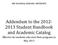 Addendum to the 2012-2013 Student Handbook and Academic Catalog