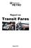 Report on Transit Fares