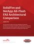 SolidFire and NetApp All-Flash FAS Architectural Comparison