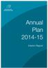 Annual Plan 2014-15. Interim Report