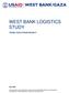 WEST BANK LOGISTICS STUDY
