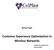 White Paper. Customer Experience Optimization in Wireless Networks
