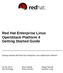Red Hat Enterprise Linux OpenStack Platform 4 Getting Started Guide