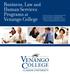 Business, Law and Human Services Programs at Venango College