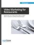 Whitepaper Video Marketing for Restaurants