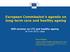 European Commission's agenda on long-term care and healthy ageing