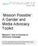 Mission Possible : A Gender and Media Advocacy Toolkit