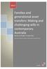 Families and generational asset transfers: Making and challenging wills in contemporary Australia