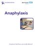 Anaphylaxis. Exceptional healthcare, personally delivered