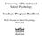 University of Rhode Island School Psychology. Graduate Program Handbook. Ph.D. Program in School Psychology 2015-2016