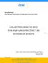 COLLECTING WHAT IS DUE: FOR FAIR AND EFFECTIVE TAX SYSTEMS IN EUROPE