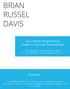 BRIAN RUSSEL DAVIS. New Media Programming, Design & Concept Development. Summary